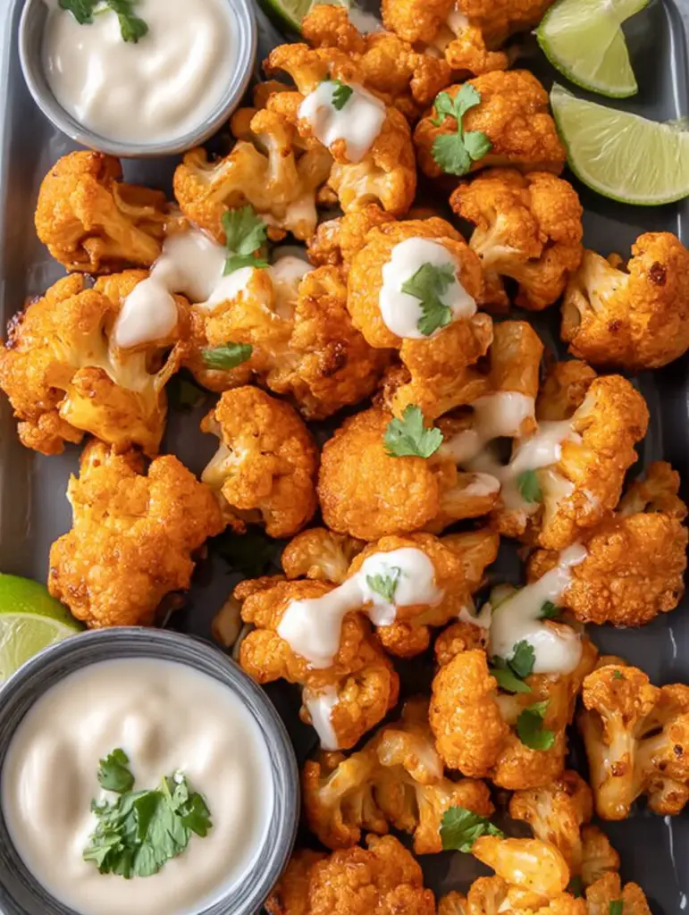 Air Fryer Buffalo Cauliflower