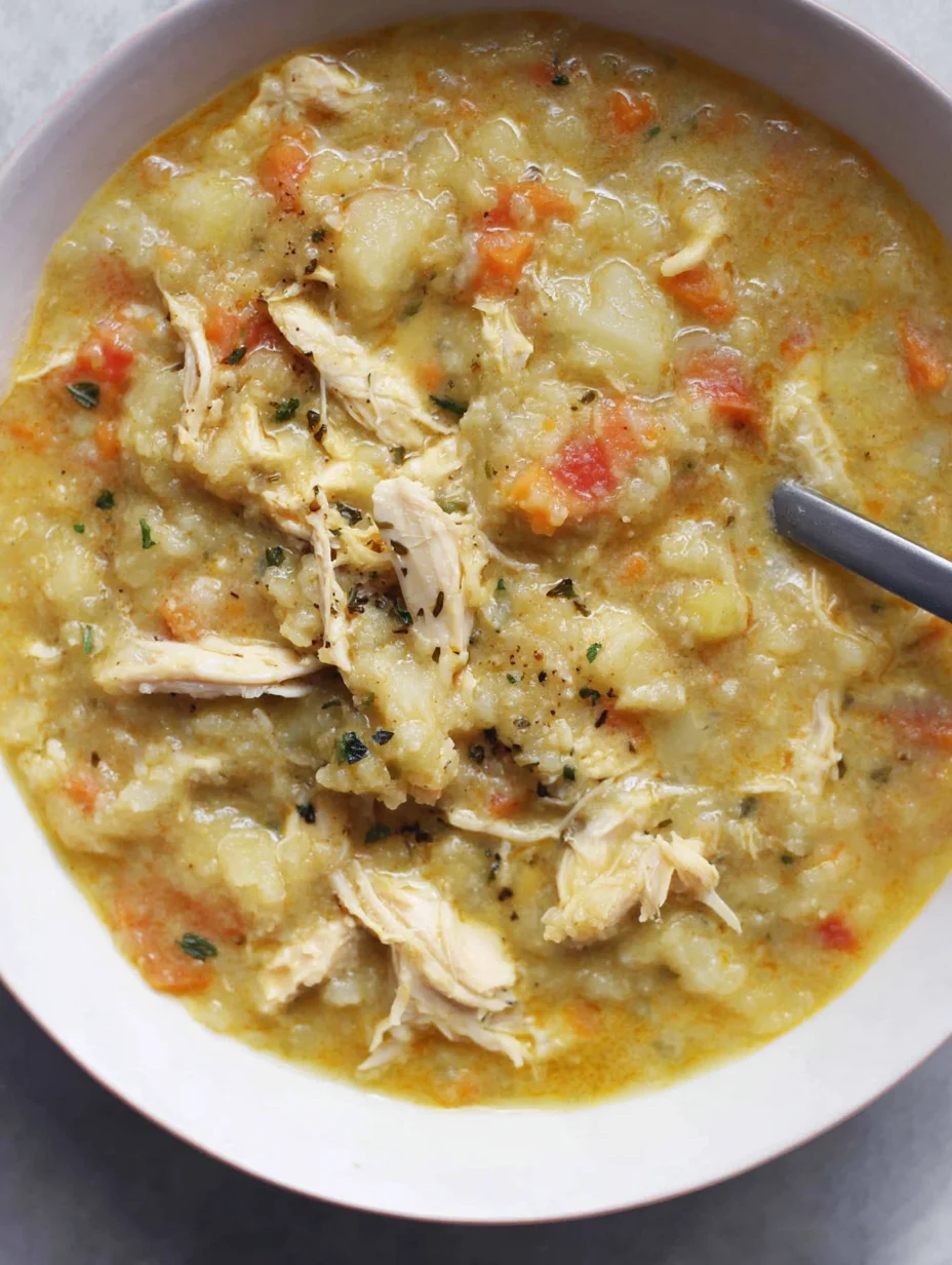 Anti-Inflammatory Cauliflower Chicken Soup