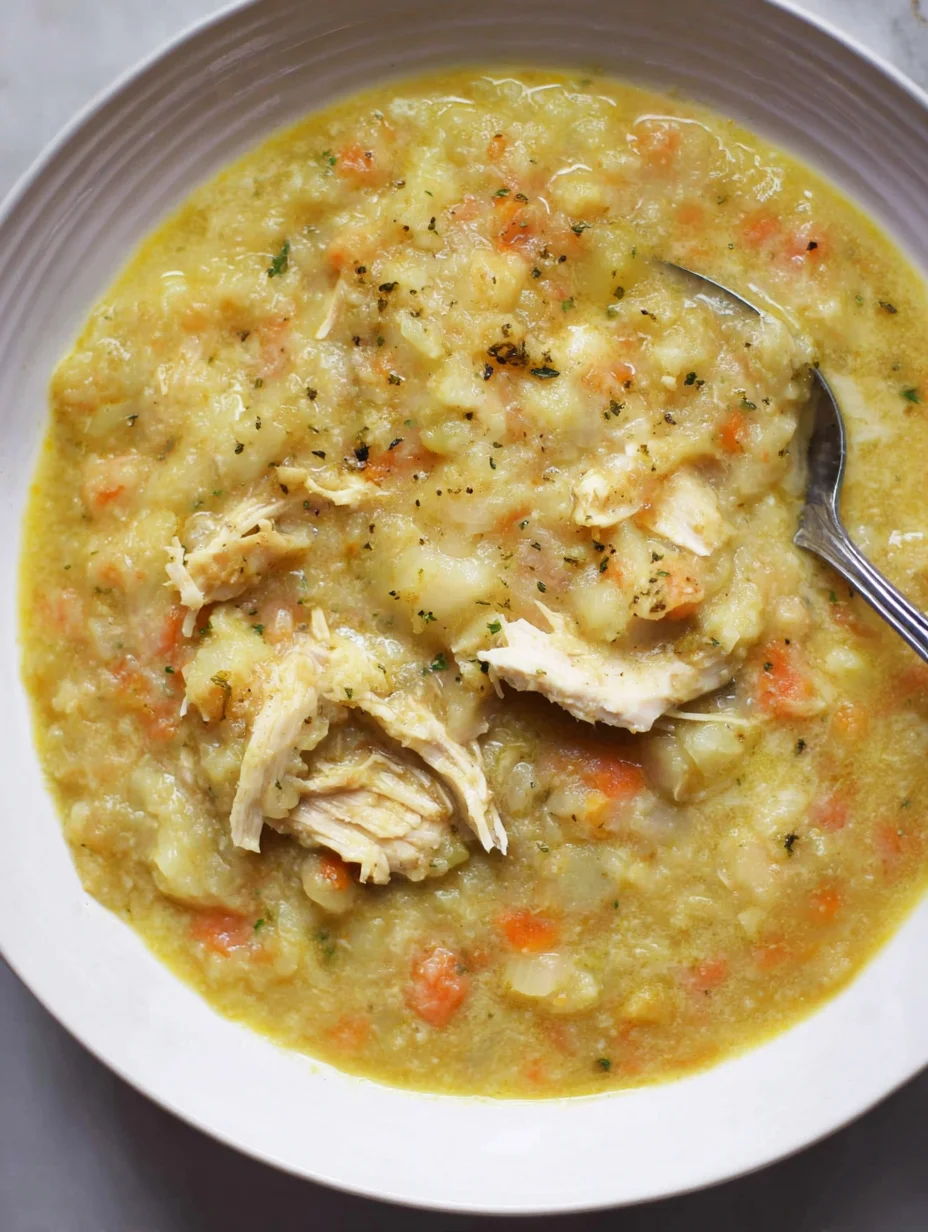 Anti-Inflammatory Cauliflower Chicken Soup