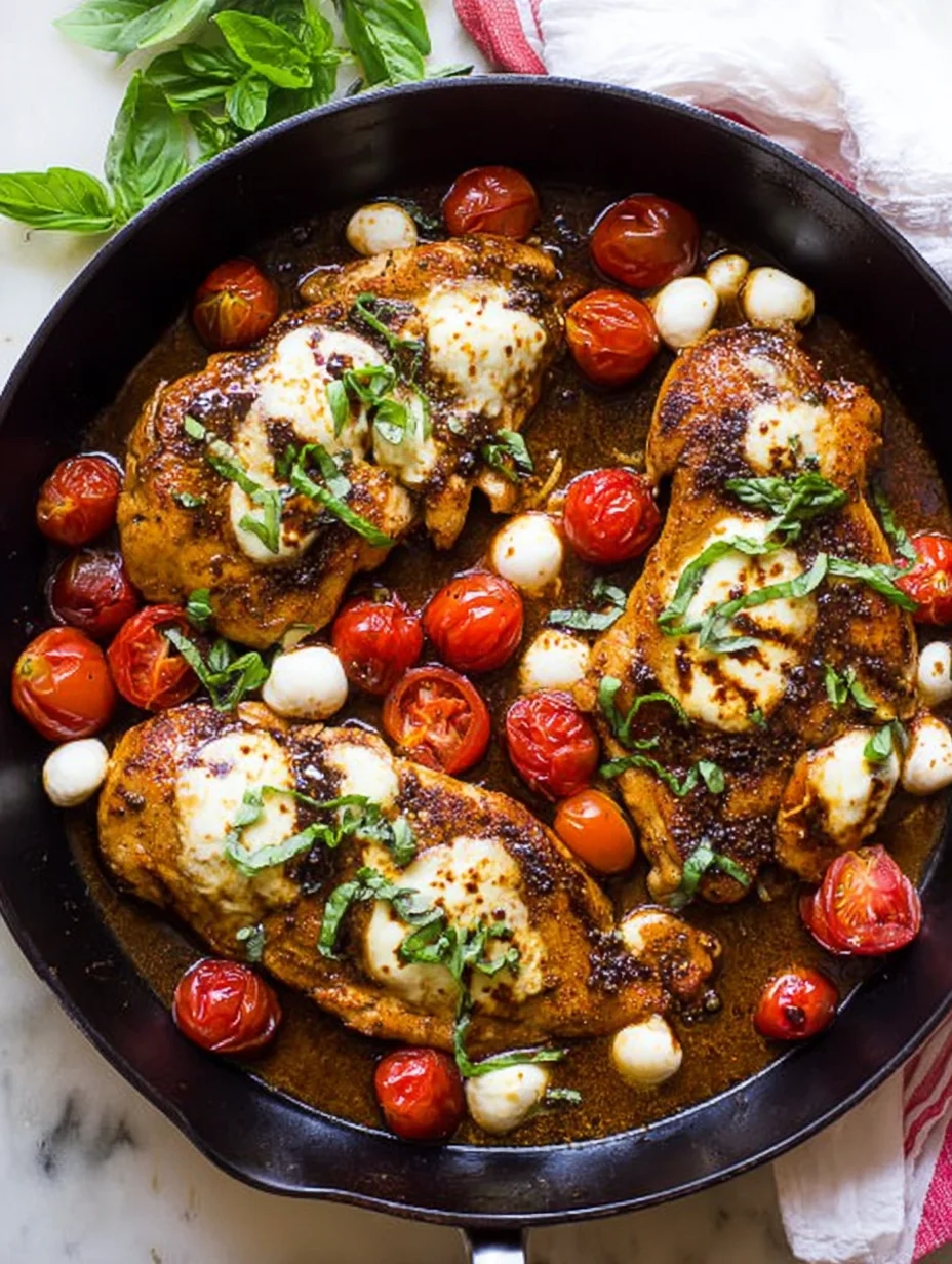 Balsamic Glazed One Pan Chicken