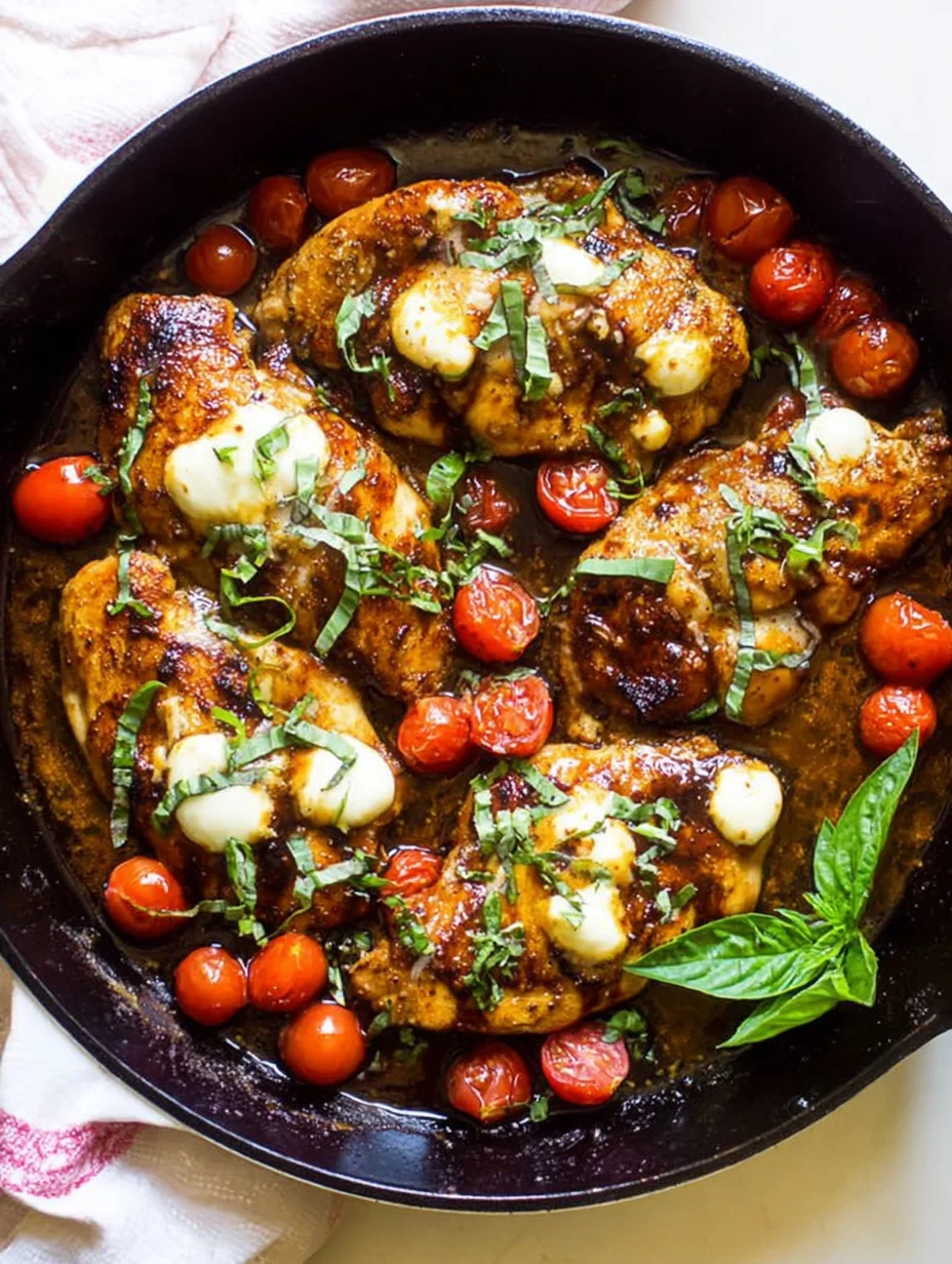 Balsamic Glazed One Pan Chicken