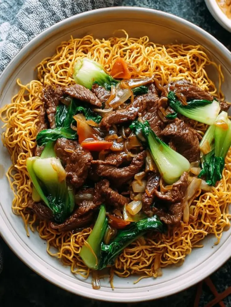 Beef Pan-Fried Noodles