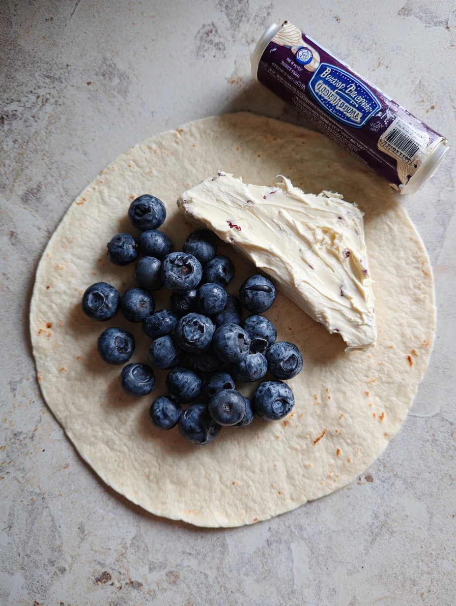 Blueberry Breakfast Quesadilla