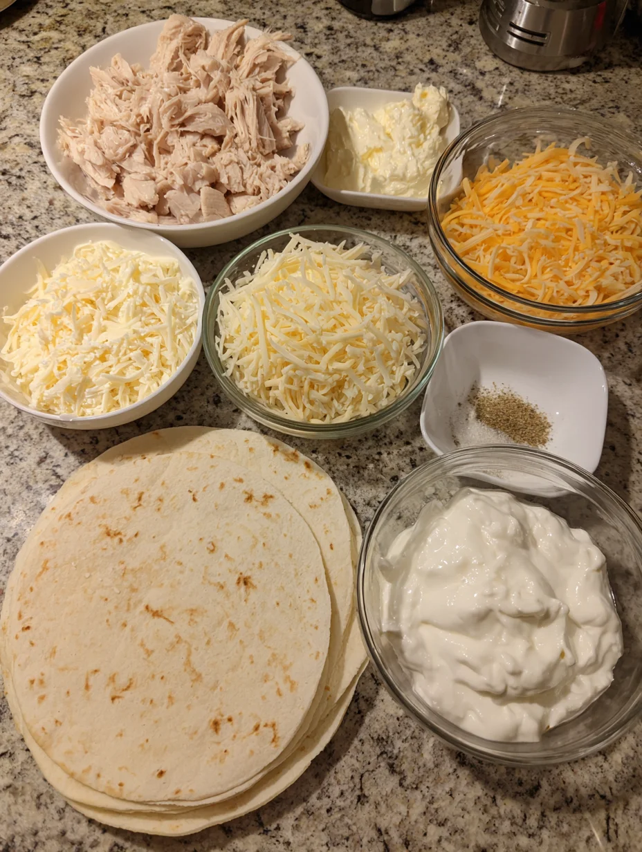 Cheesy Garlic Chicken Wraps
