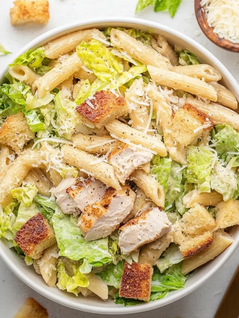 Chicken Caesar Pasta Salad