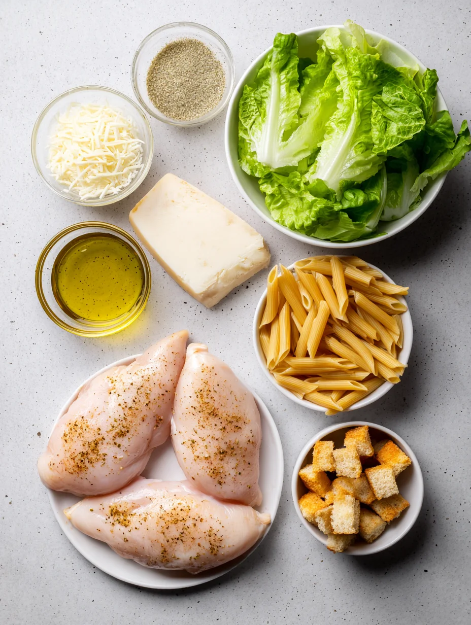 Chicken Caesar Pasta Salad