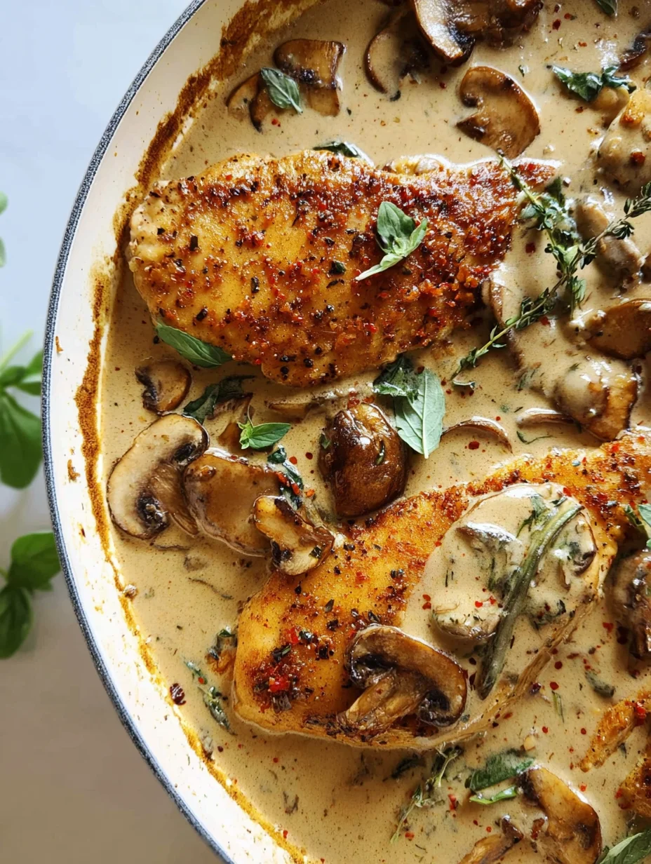 Creamy Mushroom Chicken