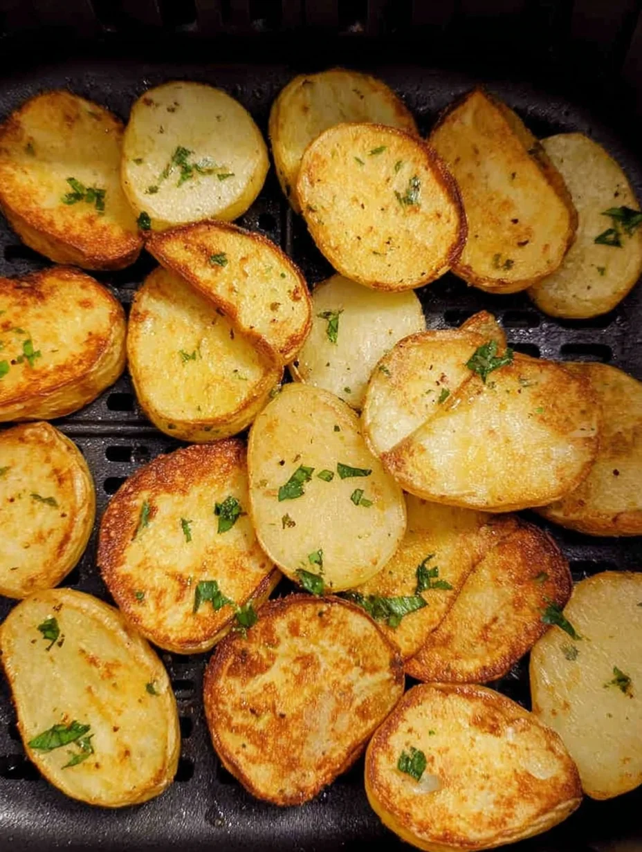 Crispy Air Fryer Sliced Potatoes