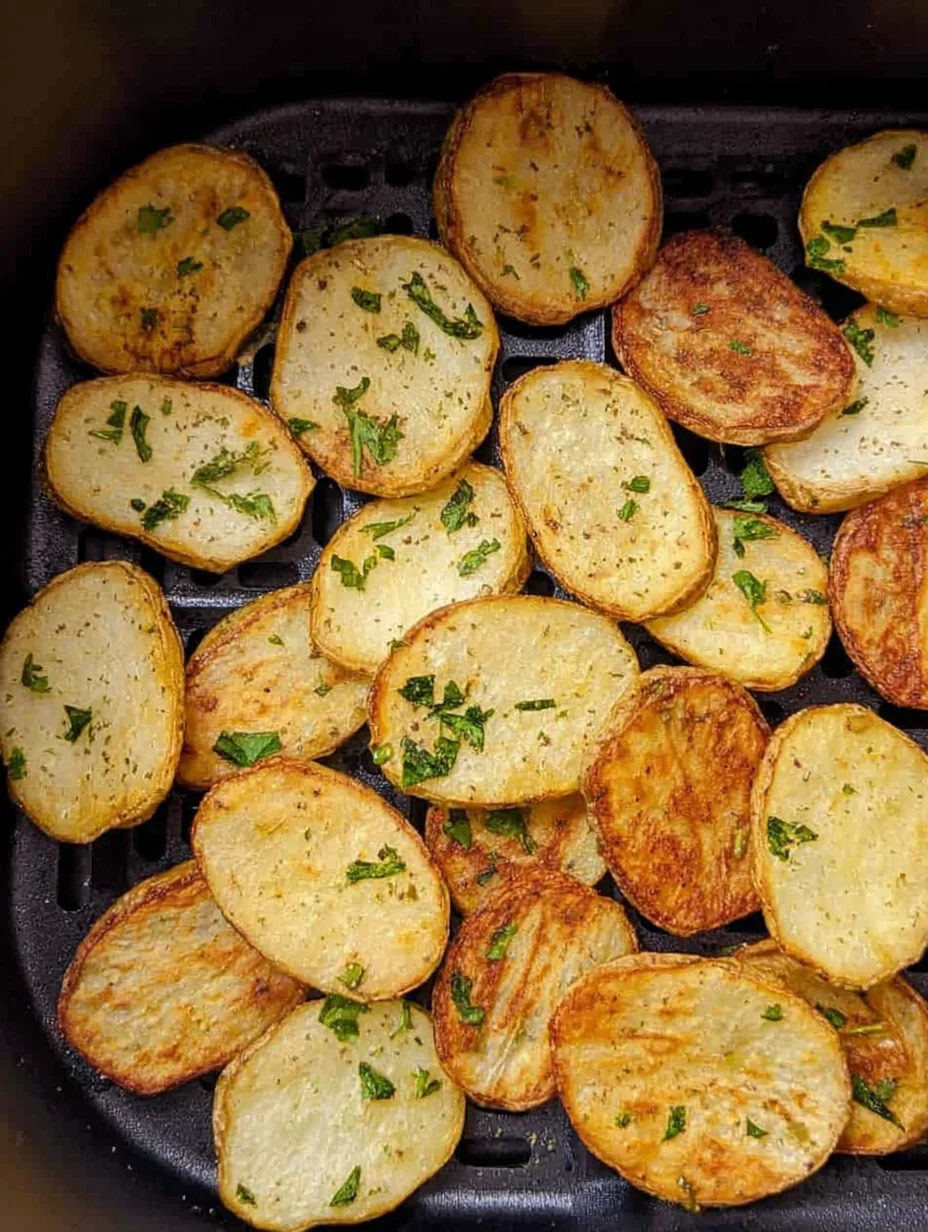 Crispy Air Fryer Sliced Potatoes