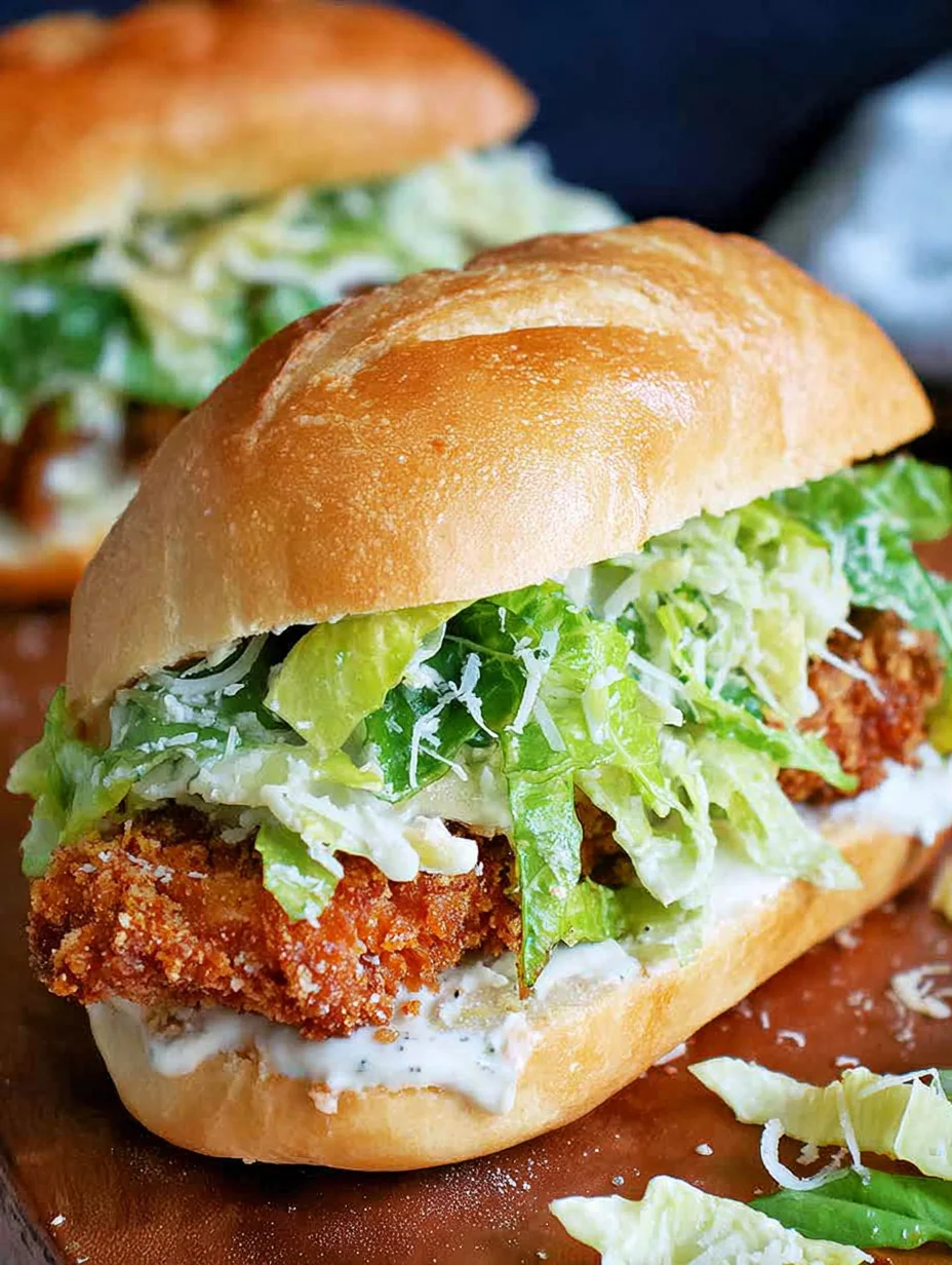 Crispy Chicken Caesar Sandwich