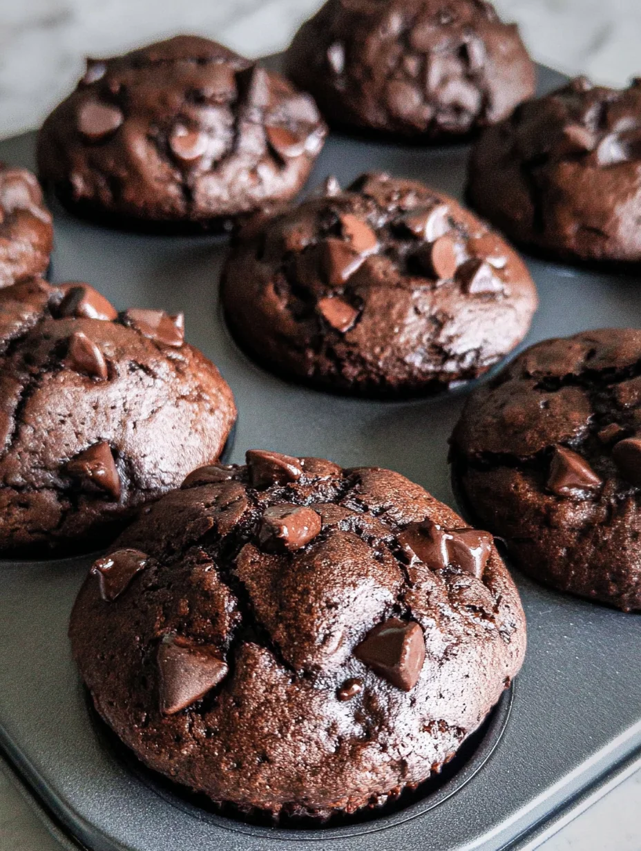 Double Chocolate Chip Muffins