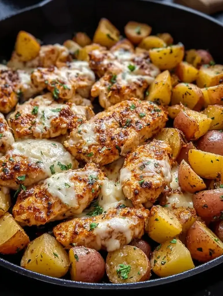 Garlic Parmesan Chicken and Potatoes