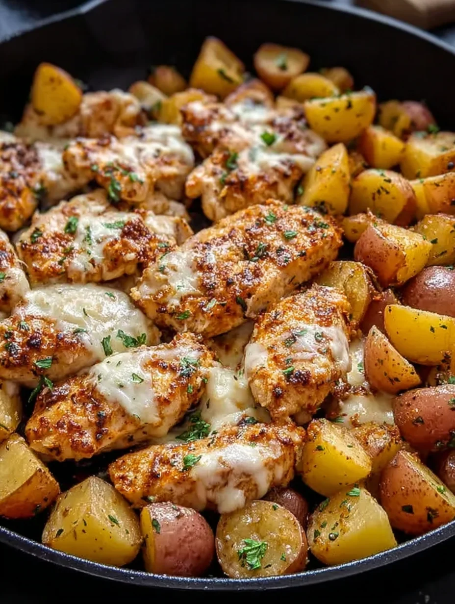 Garlic Parmesan Chicken and Potatoes
