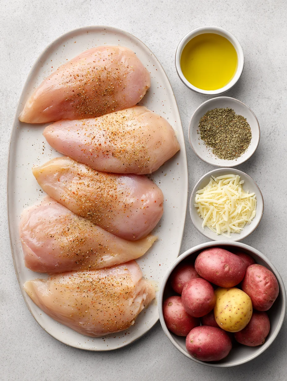 Garlic Parmesan Chicken and Potatoes