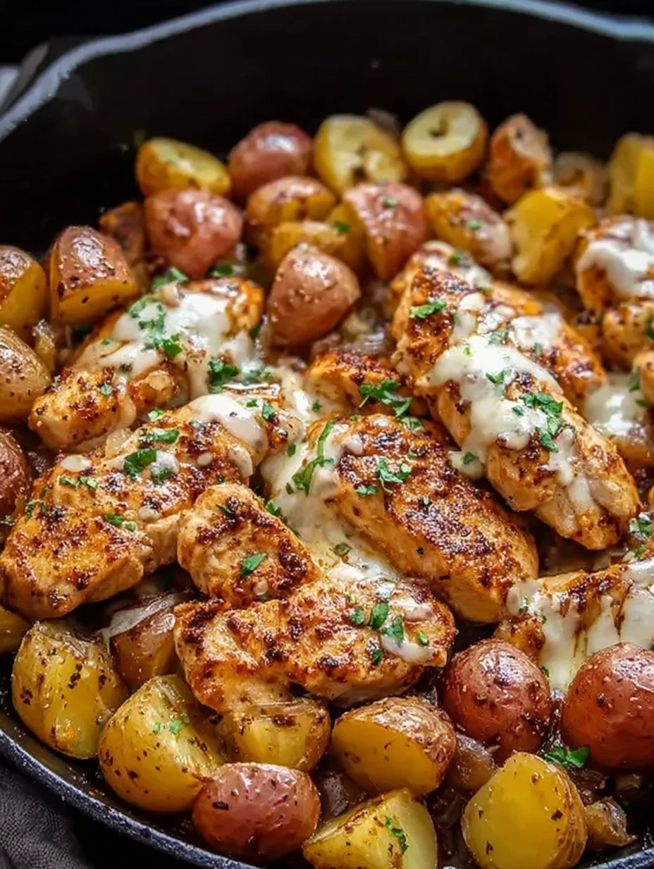 Garlic Parmesan Chicken and Potatoes