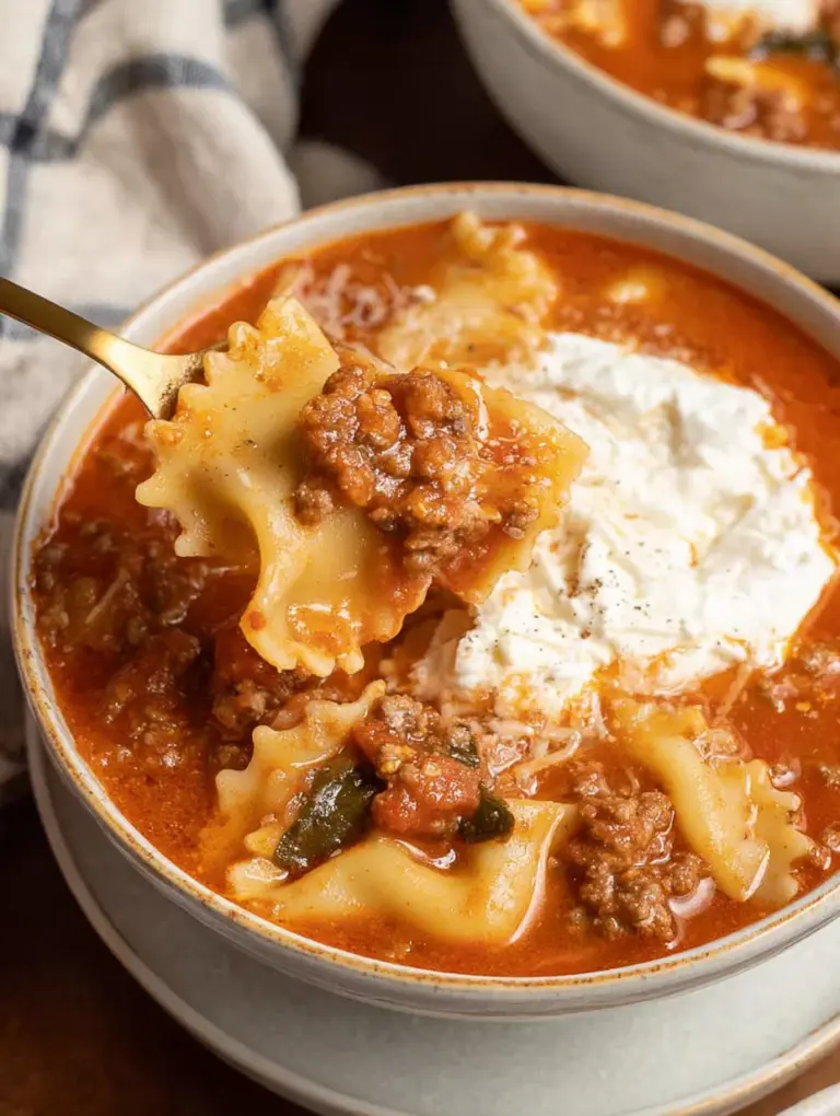 Gluten Free Lasagna Soup