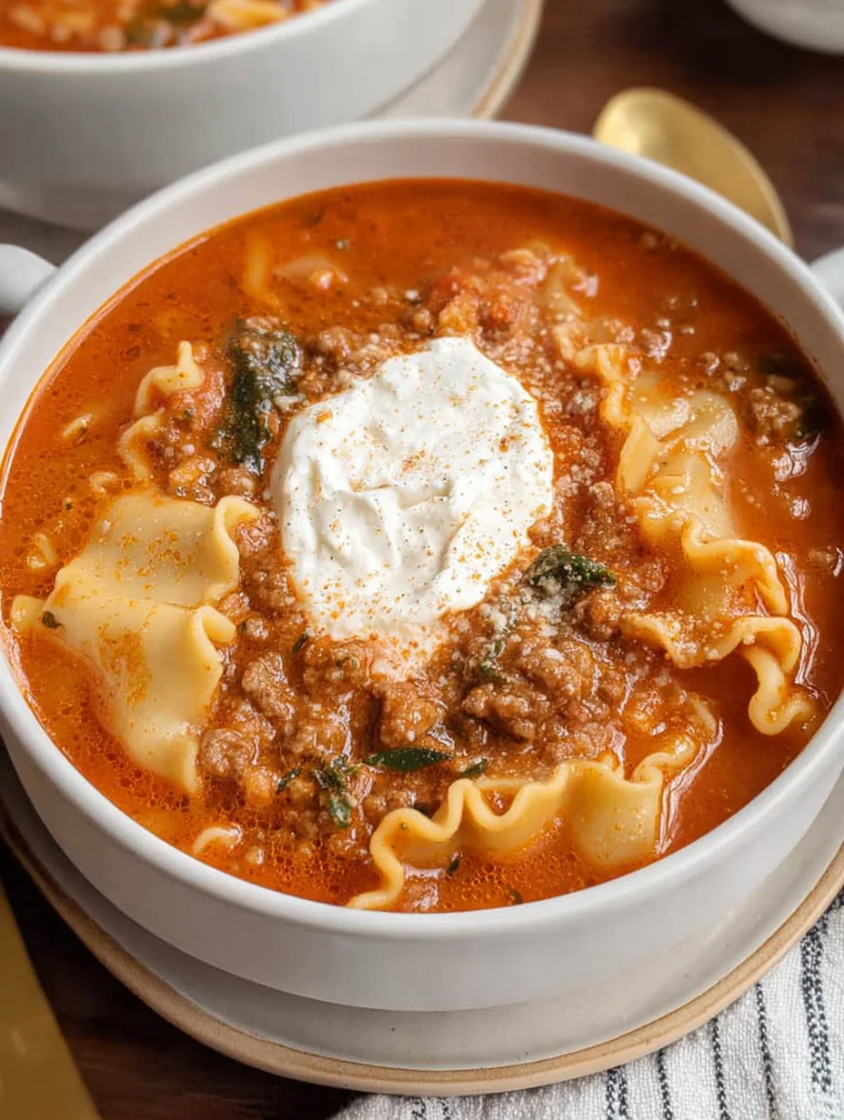 Gluten Free Lasagna Soup