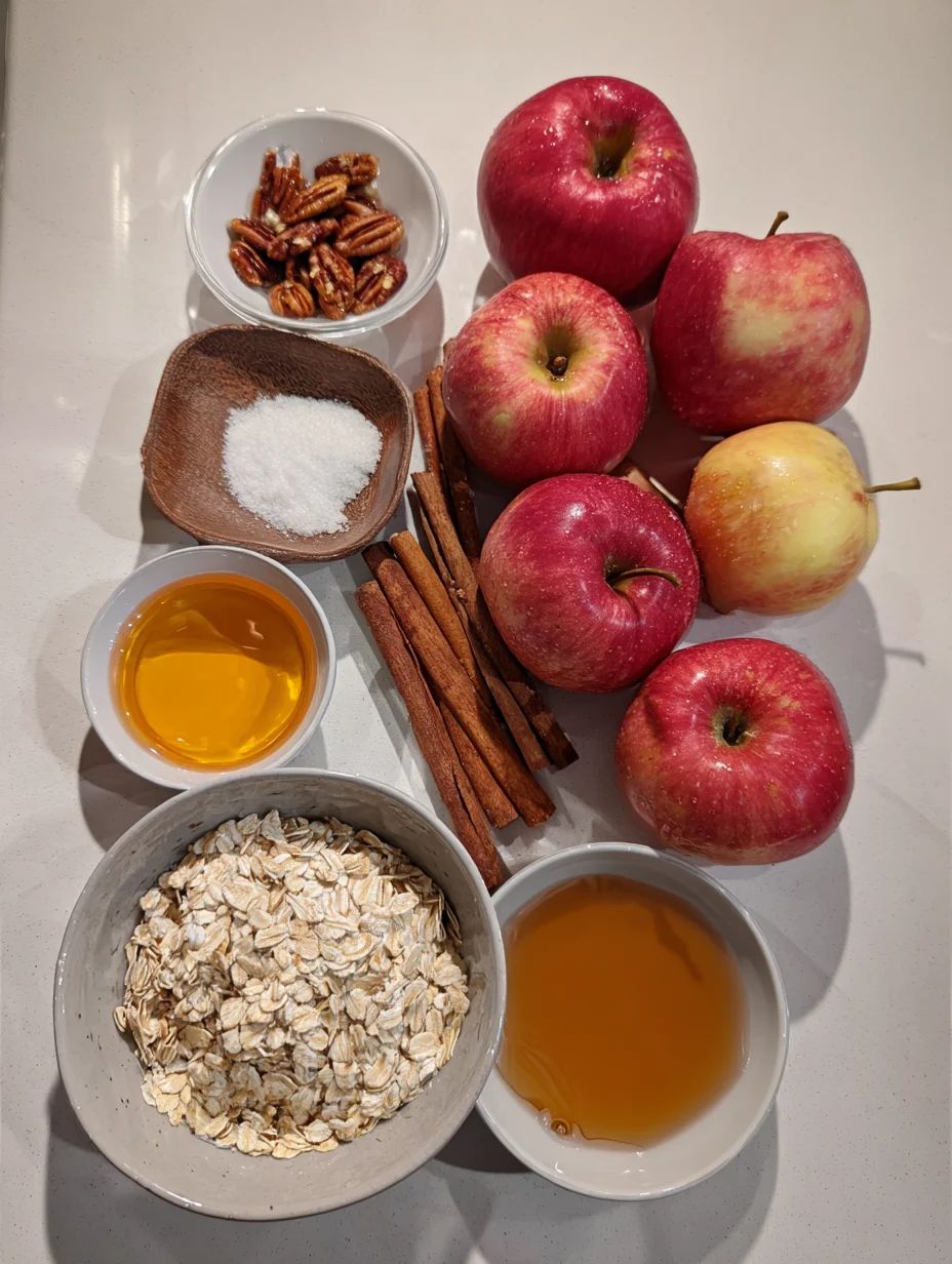 Healthy Breakfast Apple Crumble