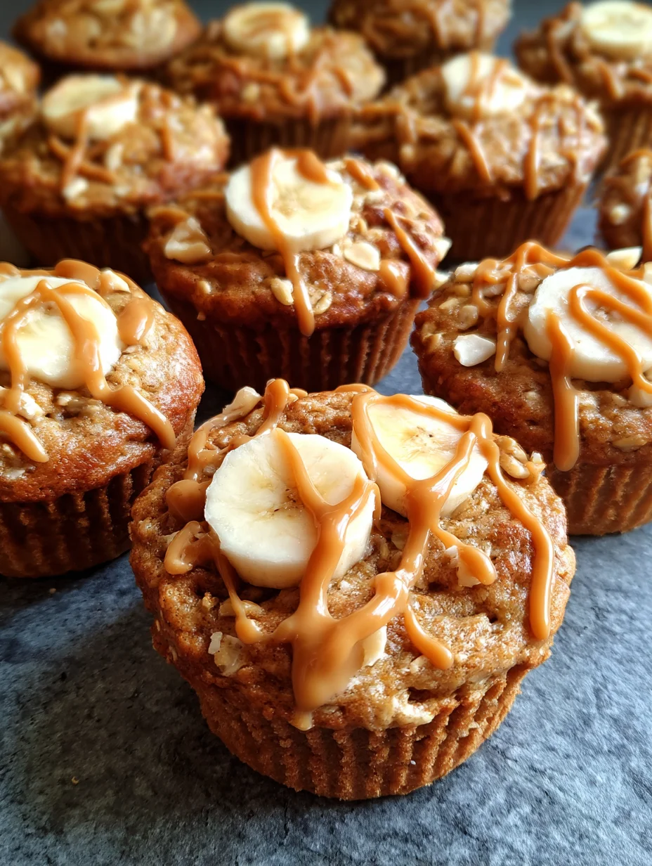 Healthy Peanut Butter Banana Muffins