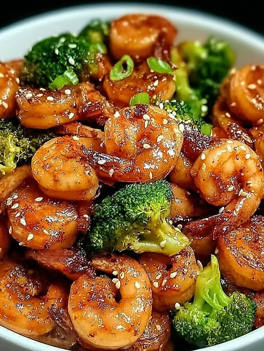 High-Protein Honey Garlic Shrimp