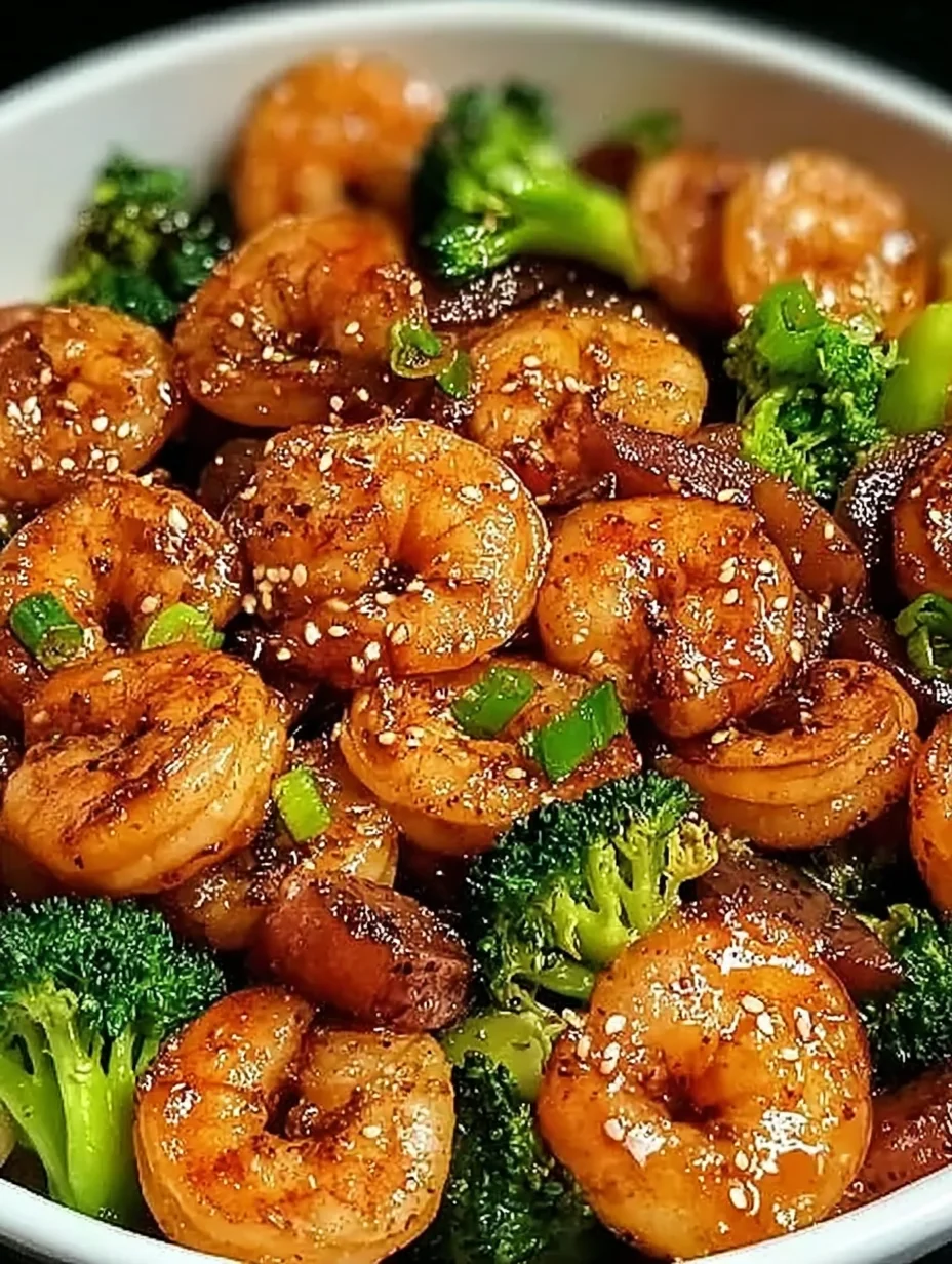 High-Protein Honey Garlic Shrimp