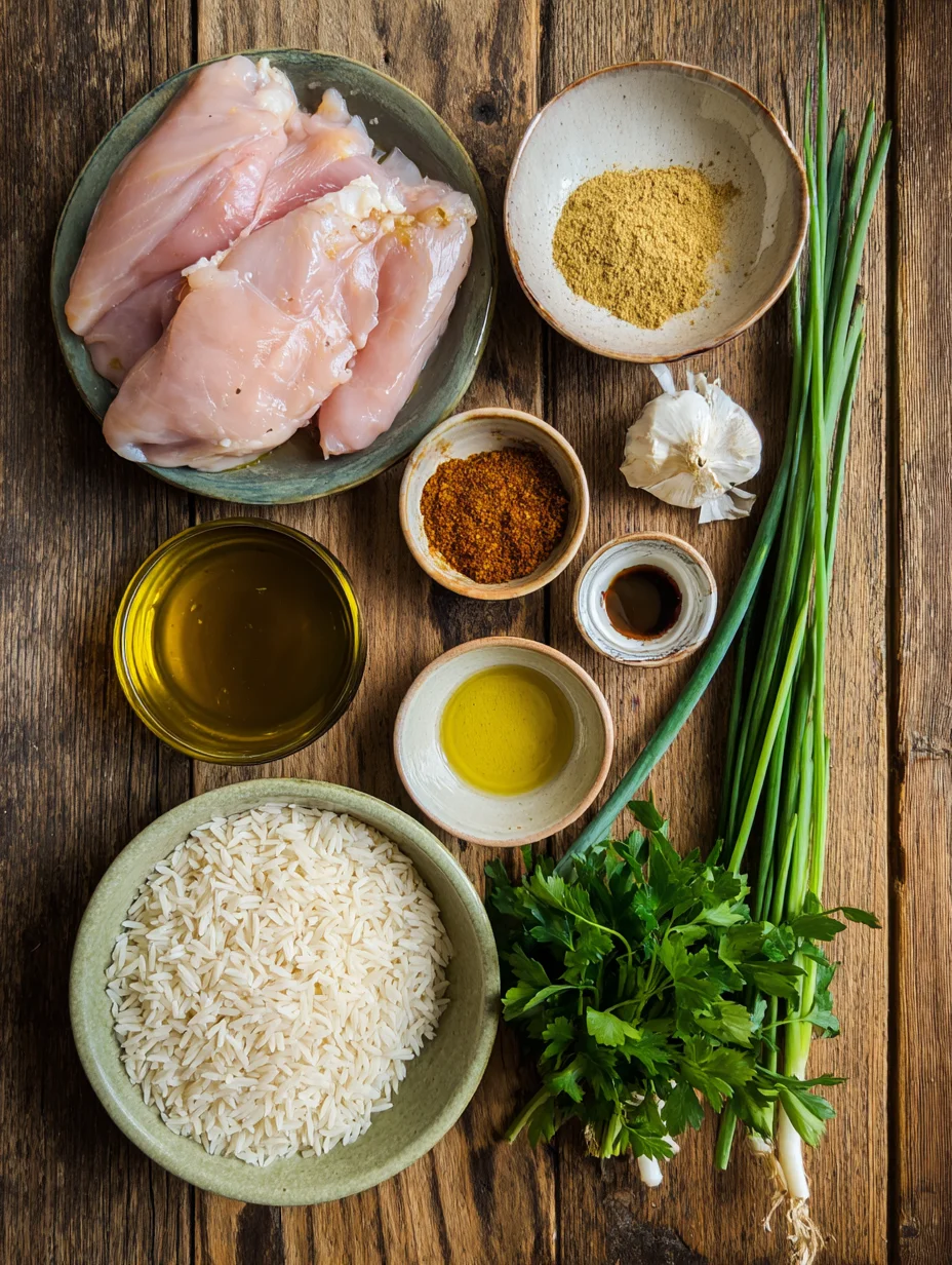 Honig Senf Hähnchen mit Reis