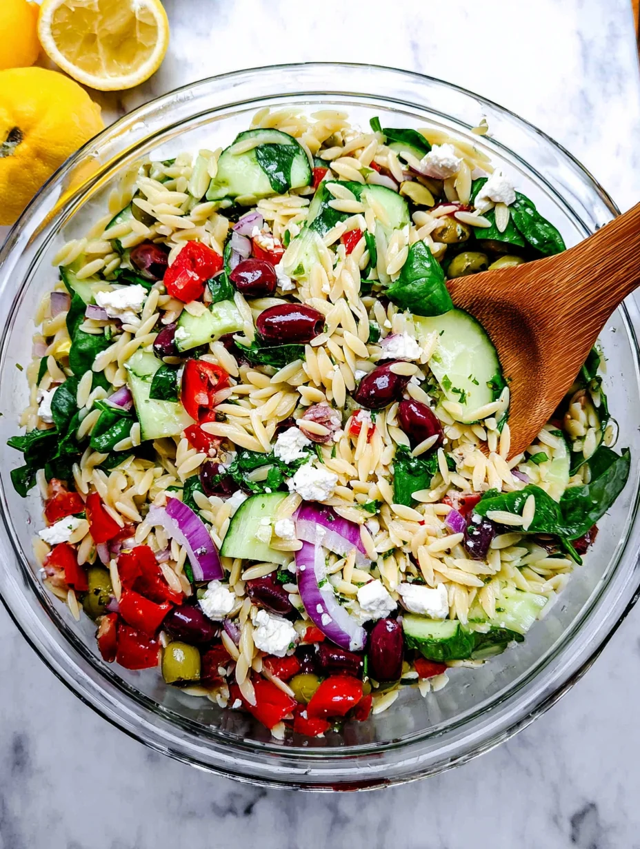 Mediterranean Orzo Salad