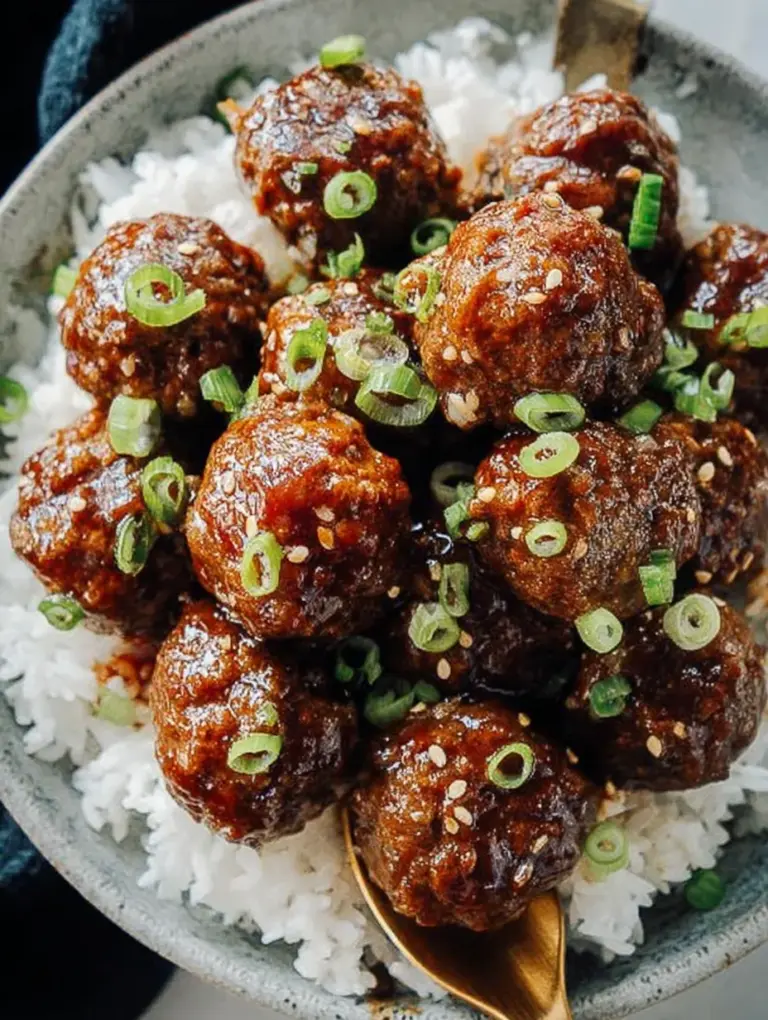 Mongolian Meatballs