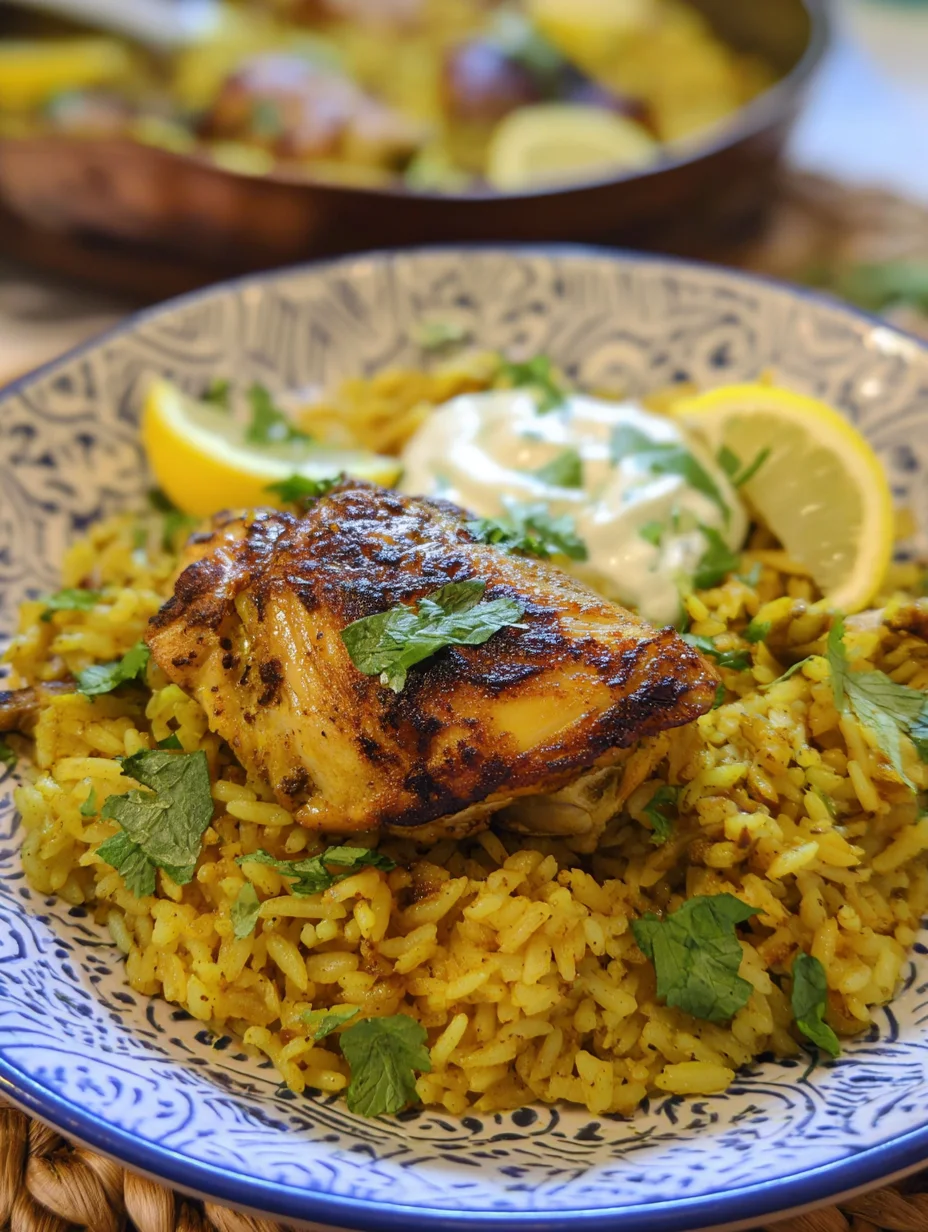 Moroccan Chicken & Rice
