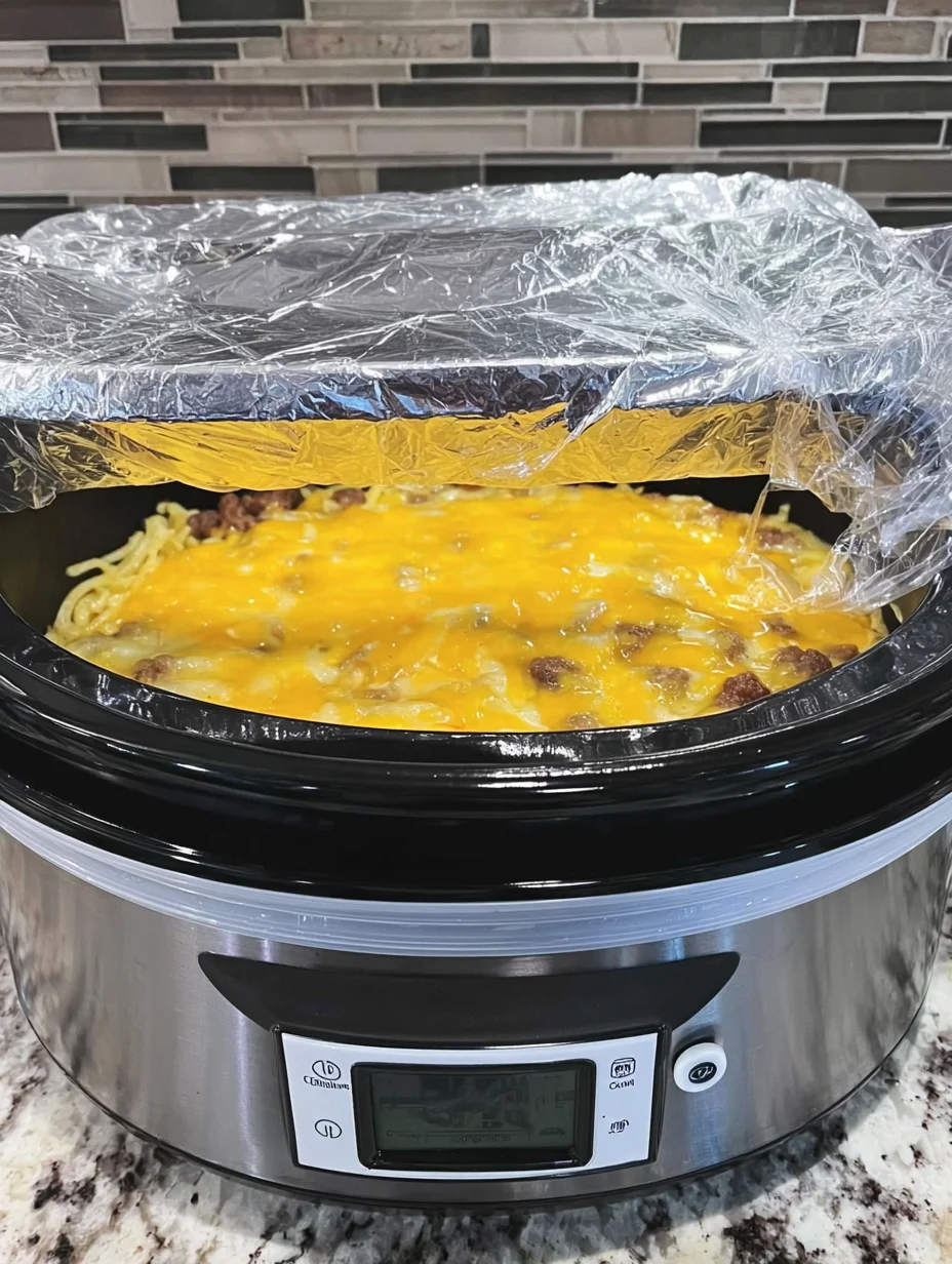 Overnight Slow Cooker Breakfast Casserole