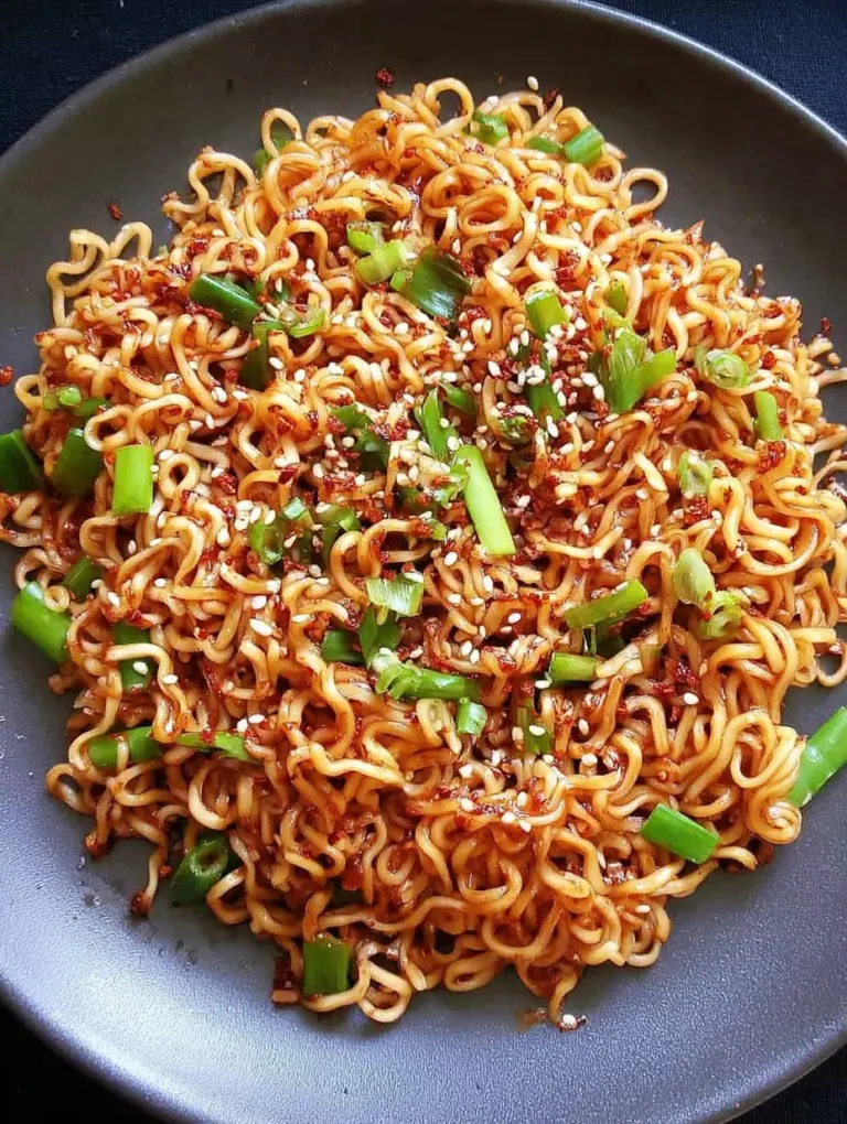 Sesame Garlic Ramen Noodles