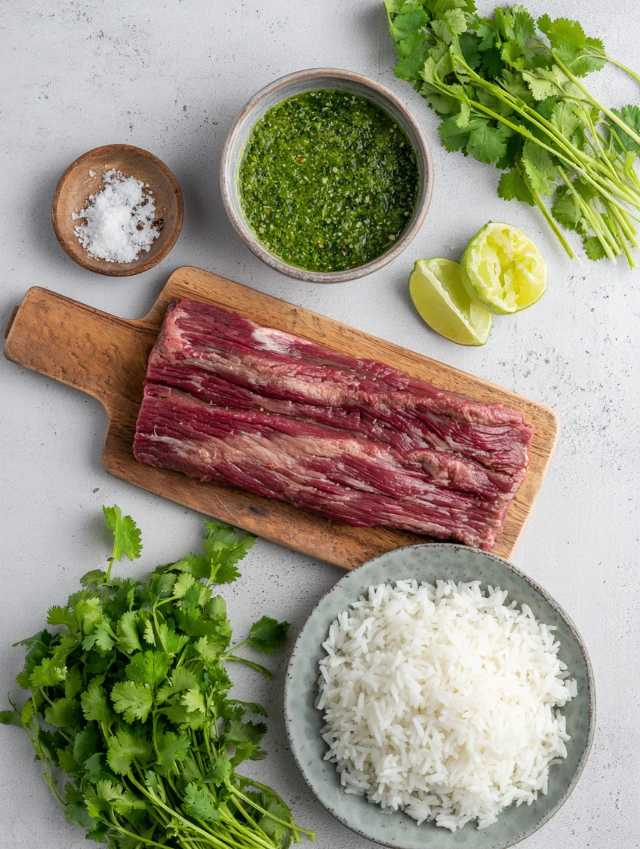 Skirt Steak Rice Bowls
