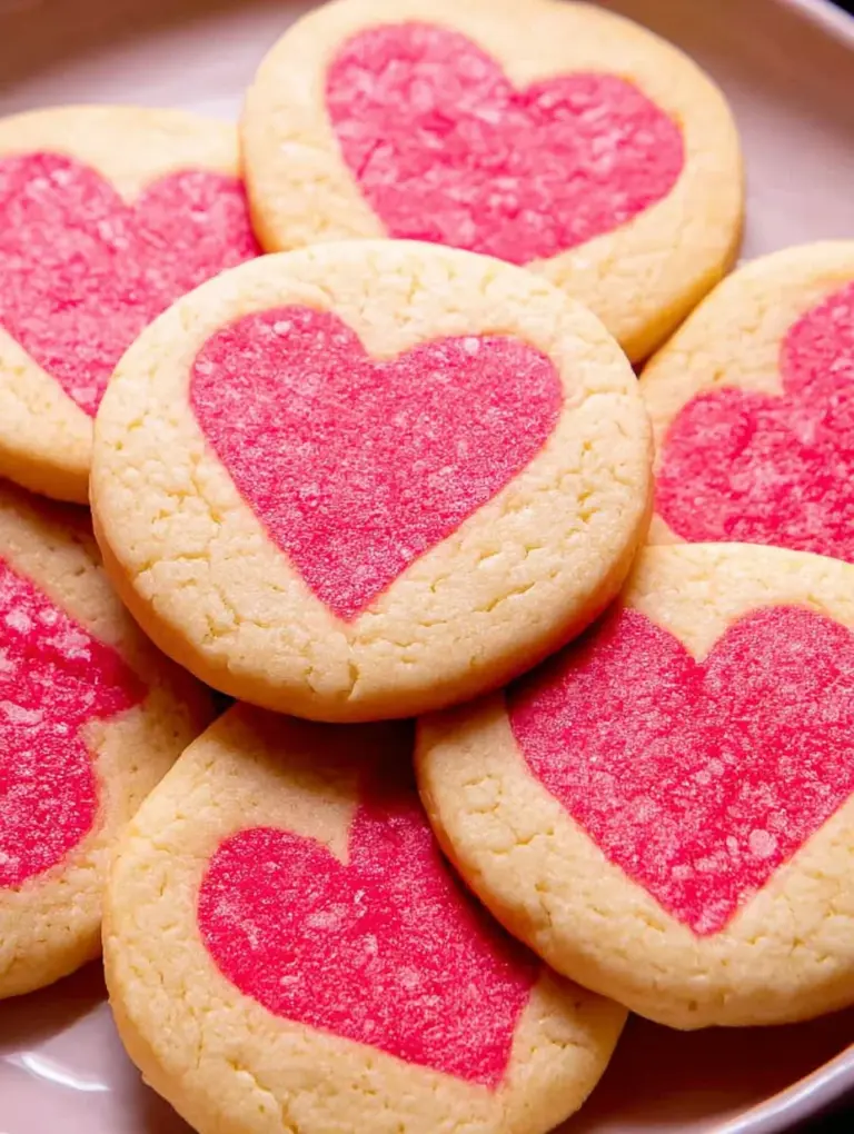 Slice and Bake Valentine's Day Cookies
