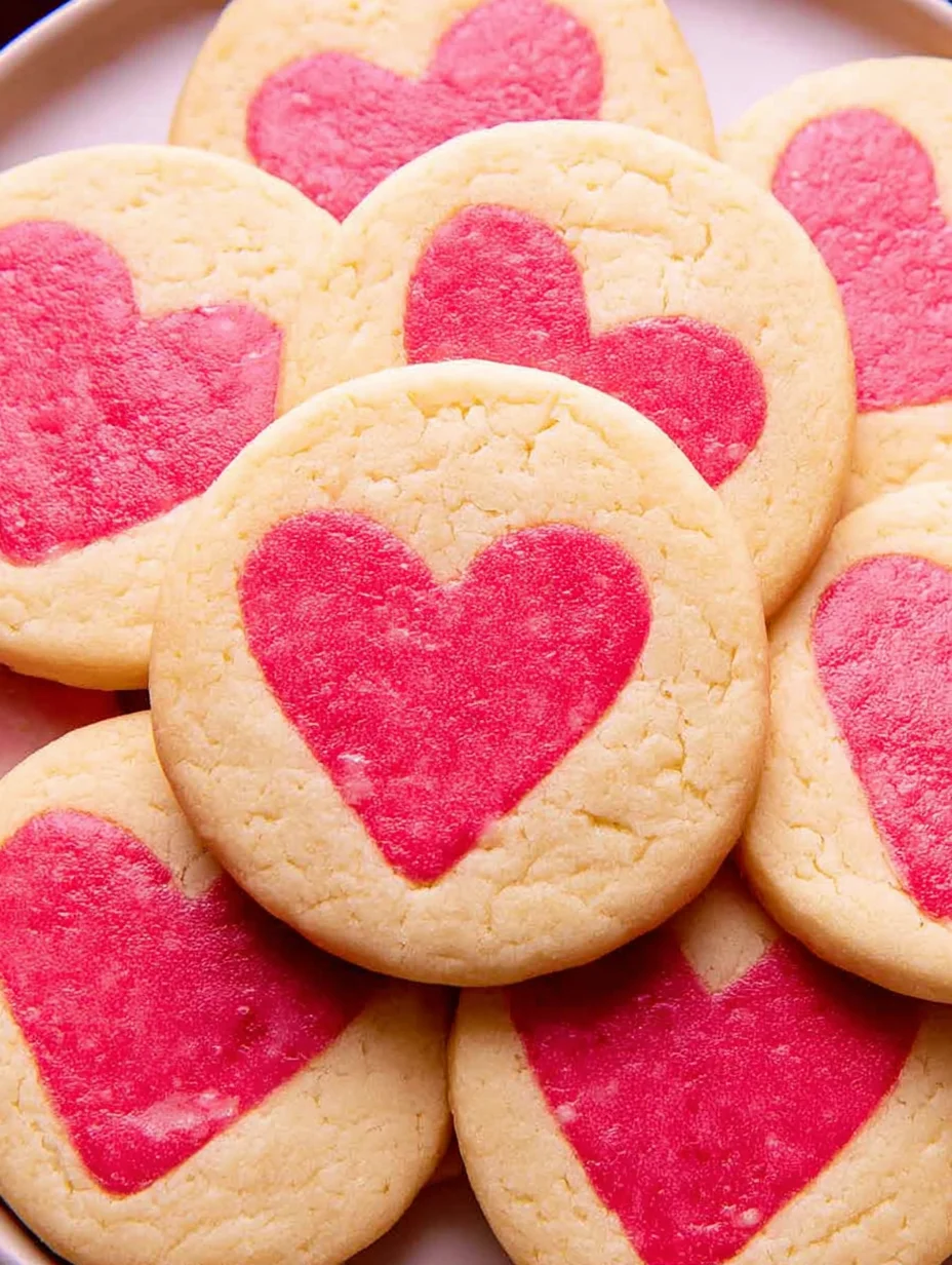 Slice and Bake Valentine's Day Cookies
