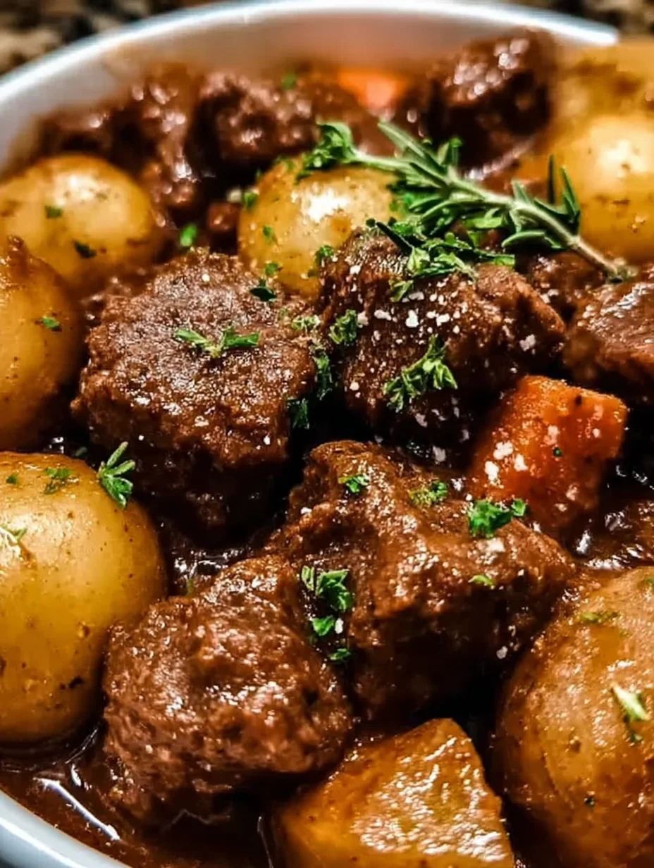 Slow Cooker Garlic Butter Beef Bites