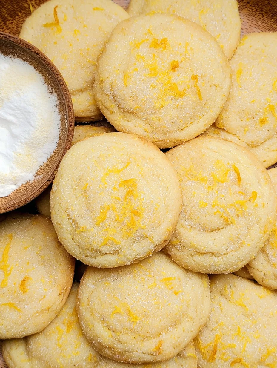 Soft & Chewy Lemon Cookies