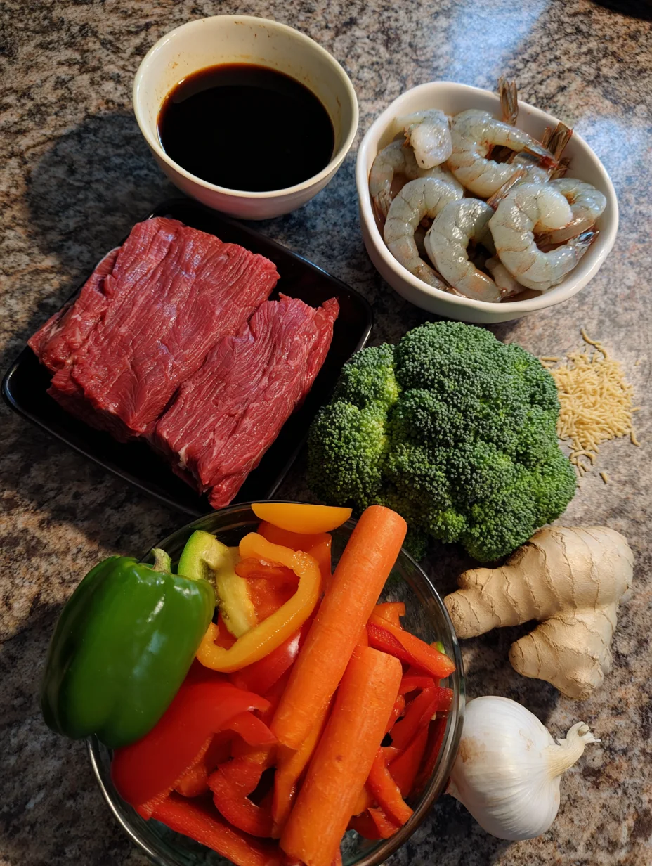 Steak and Shrimp Stir Fry