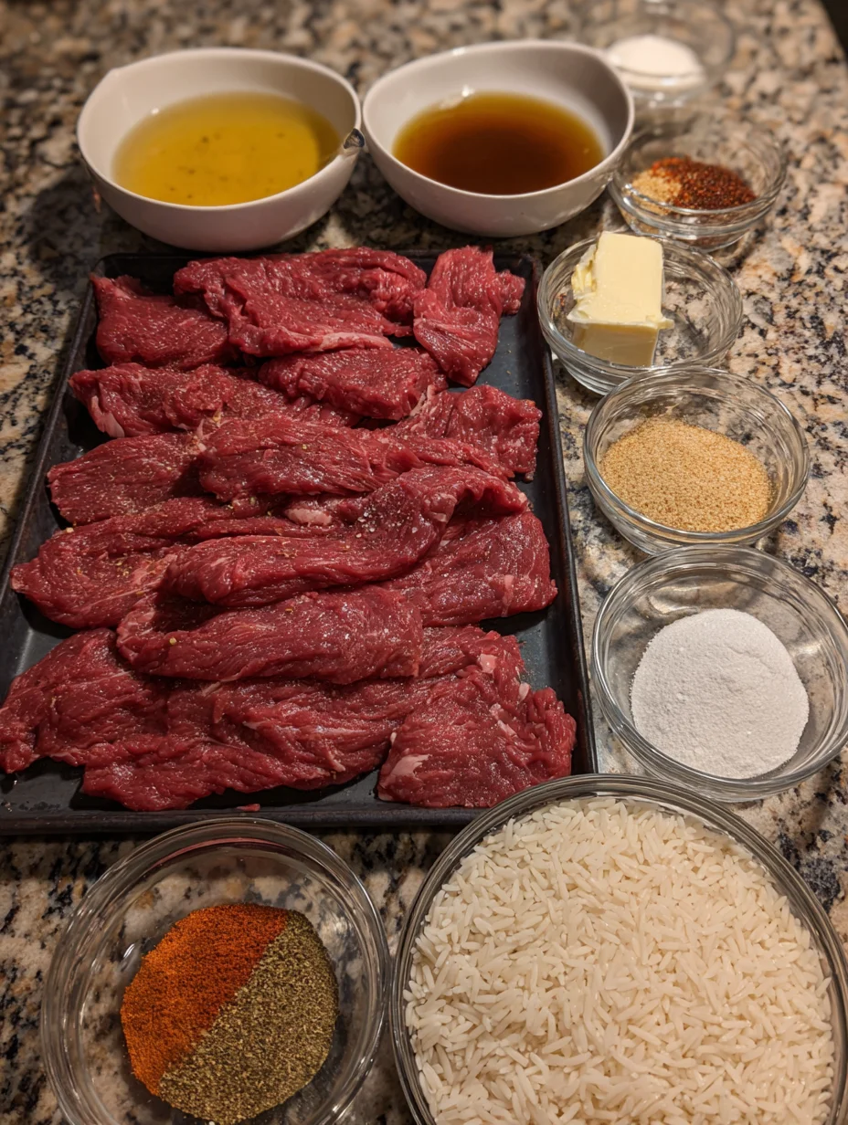 Steak Queso Rice