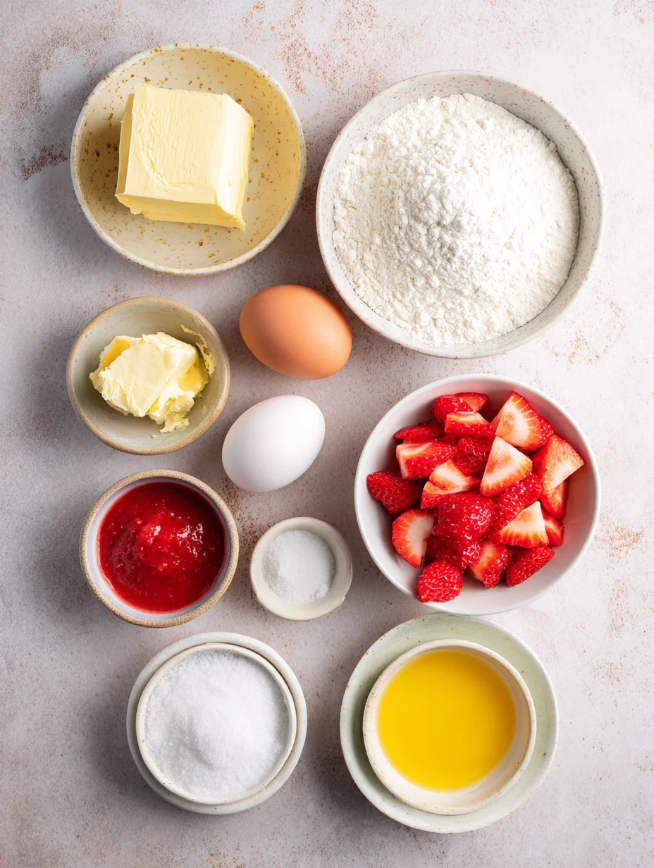 Strawberry Lemon Blondies