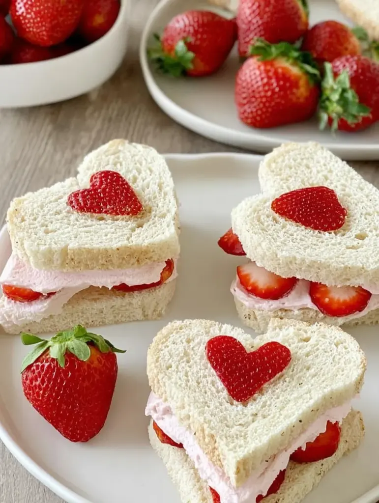 Strawberry Tea Sandwiches