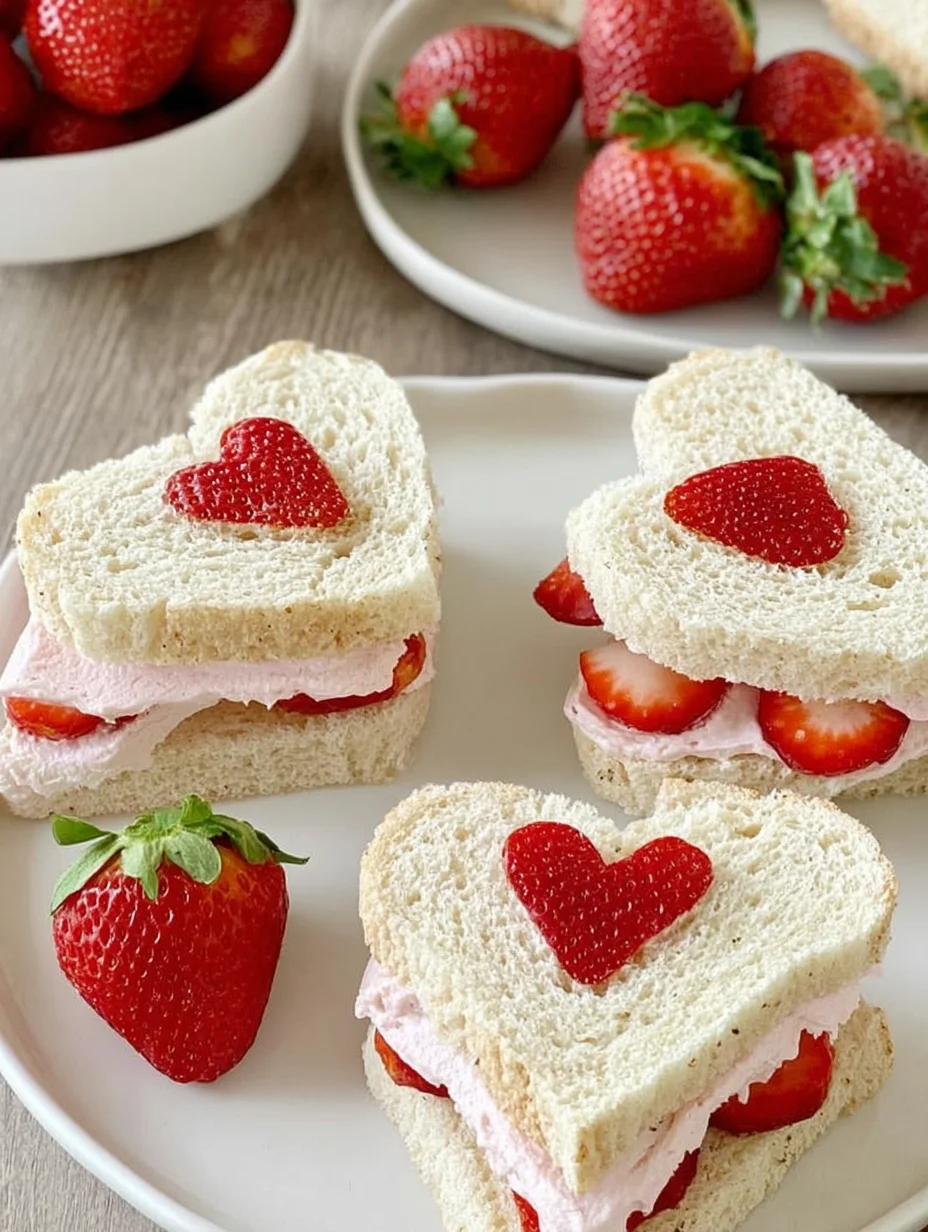 Strawberry Tea Sandwiches