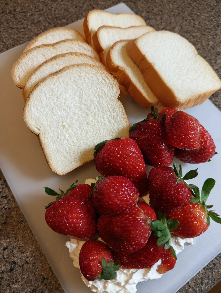 Strawberry Tea Sandwiches