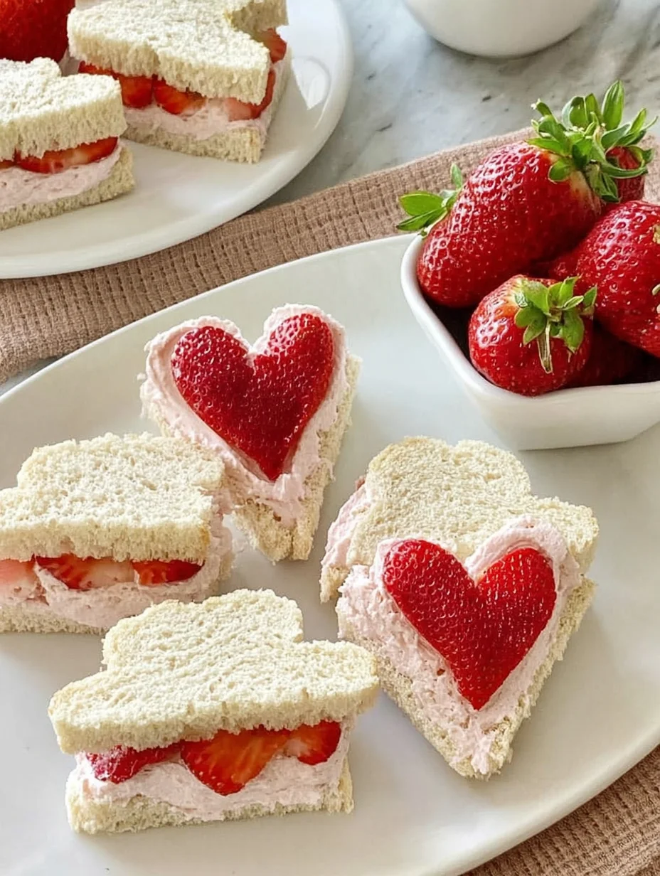 Strawberry Tea Sandwiches