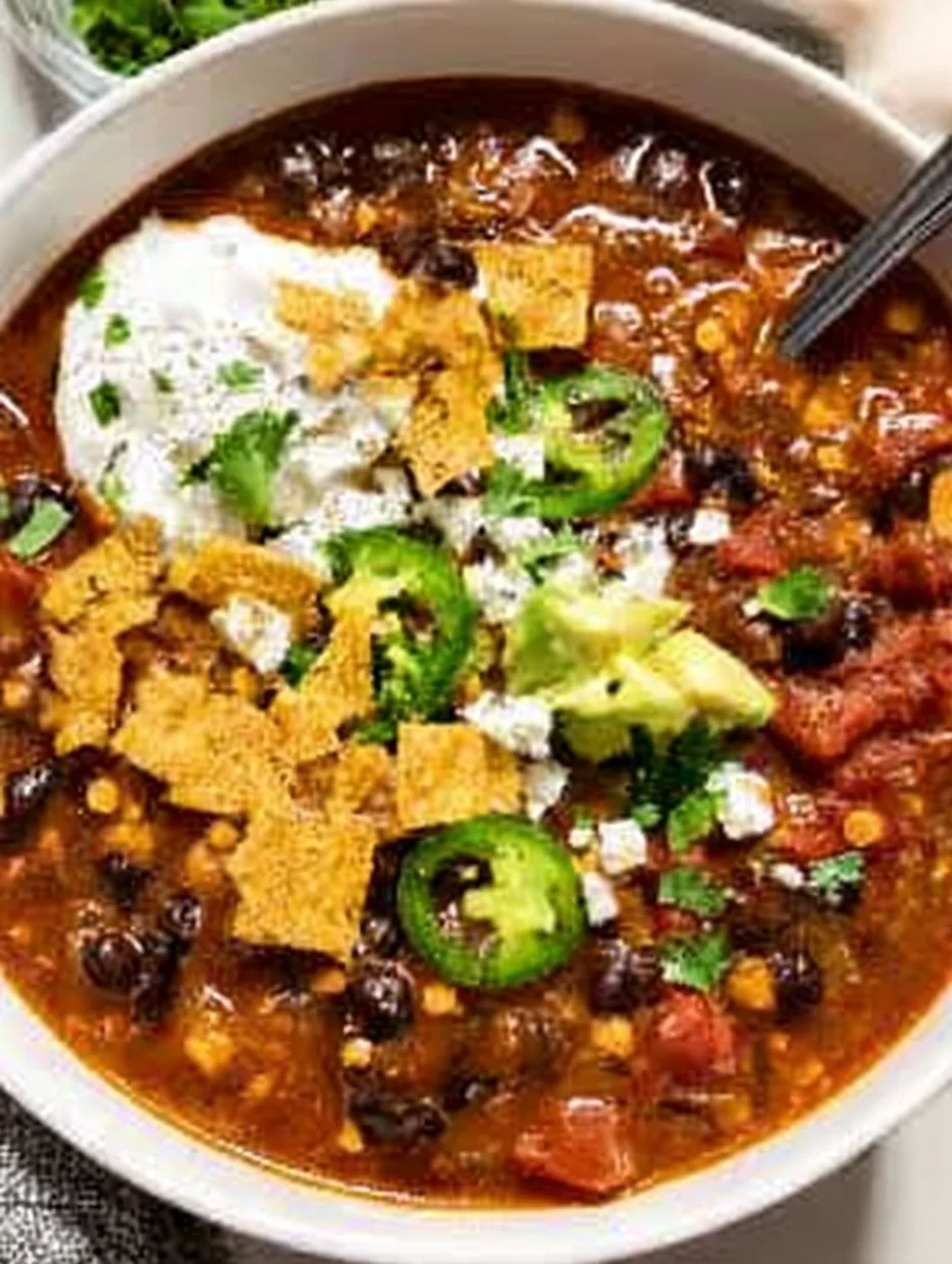 Vegan Black Bean Chili
