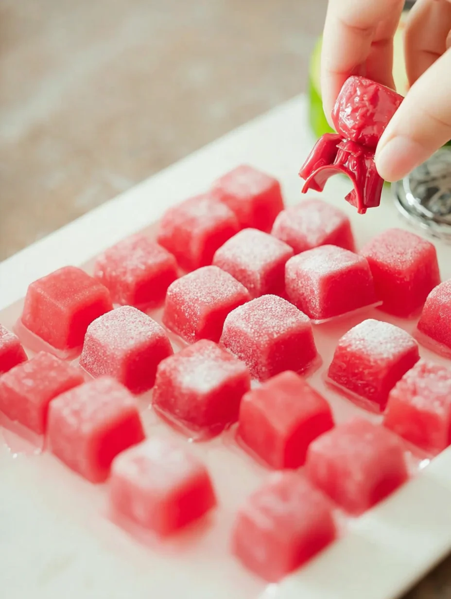 Watermelon Mochi
