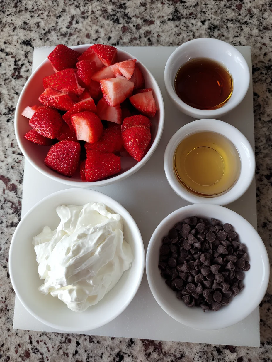 Chocolate Strawberry Yogurt Clusters