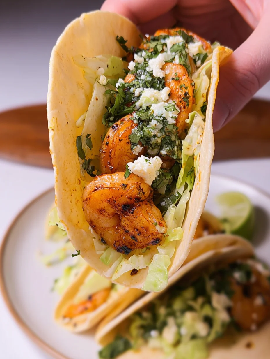 Cilantro Lime Shrimp Tacos