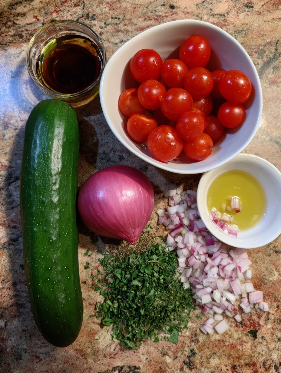 Cucumber Tomato Salad