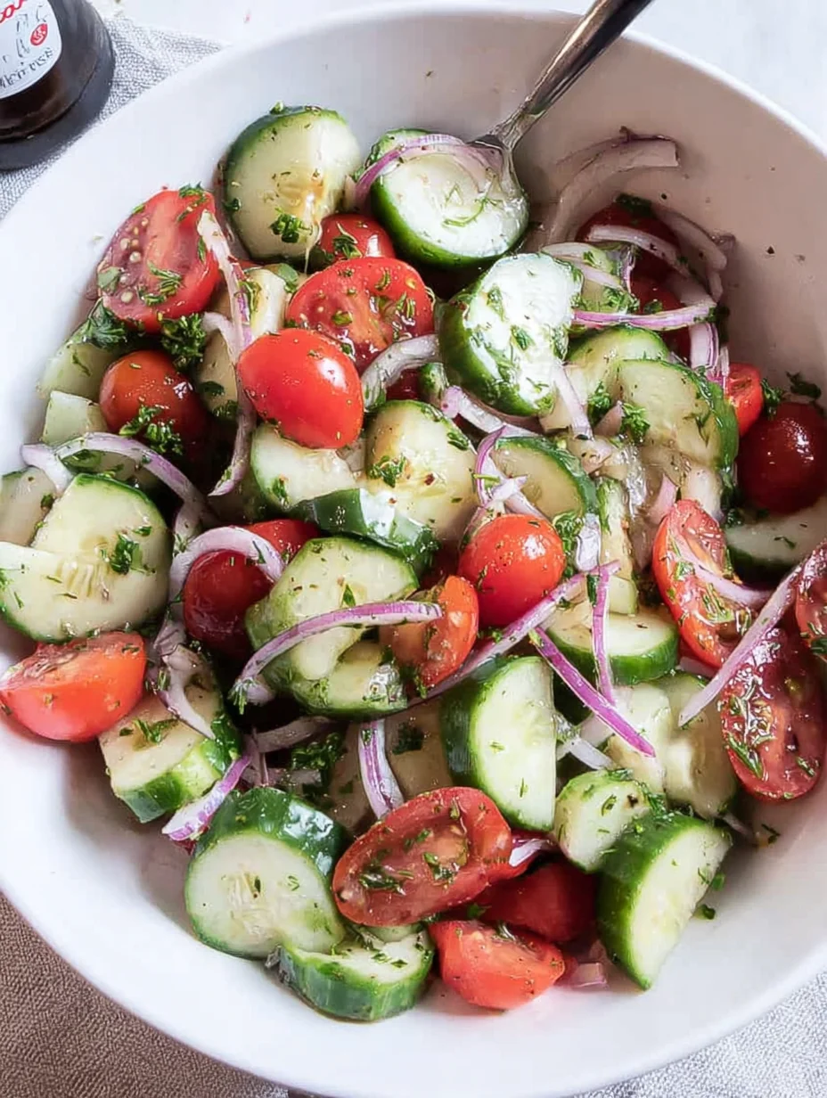 Cucumber Tomato Salad