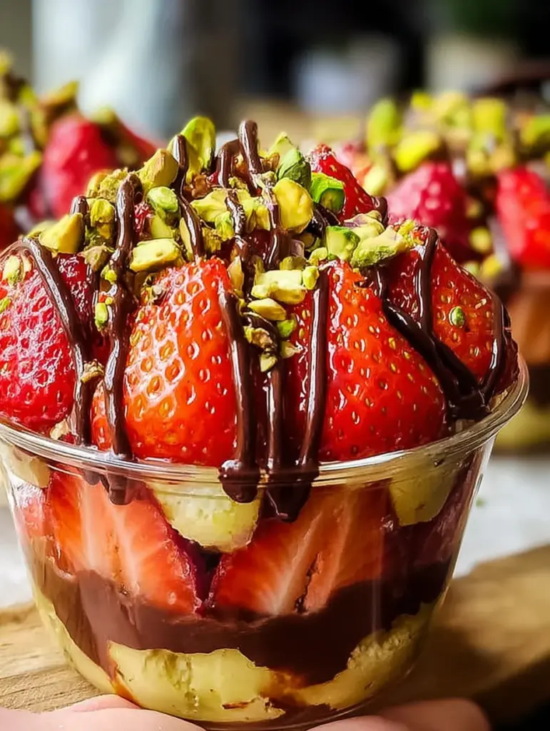 Dubai Chocolate Strawberries